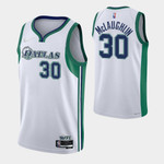 Dallas Mavericks Jaquori Mclaughlin 30 Nba 2021-22 City Edition White Jersey Gift For Mavericks Fans