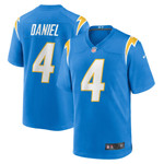 Mens Los Angeles Chargers Chase Daniel Powder Blue Game Jersey gift for Los Angeles Chargers fans