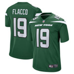 Mens New York Jets Joe Flacco Gotham Green Player Game Jersey gift for New York Jets fans
