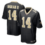 Mens New Orleans Saints Mark Ingram II Black Game Jersey gift for New Orleans Saints fans