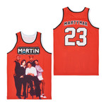 Martin Marty Mar 23 TV Show Red Red Basketball Jersey Gift For Martin Lovers