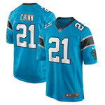Mens Carolina Panthers Jeremy Chinn Blue Game Jersey gift for Carolina Panthers fans