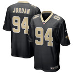 Mens New Orleans Saints Cameron Jordan Black Game Jersey gift for New Orleans Saints fans