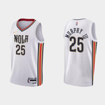 New Orleans Pelicans Trey Murphy III #25 NBA Basketball City Edition White Jersey Gift For Pelicans Fans