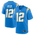 Mens Los Angeles Chargers Joe Reed Powder Blue Game Jersey gift for Los Angeles Chargers fans