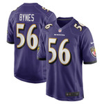 Mens Baltimore Ravens Josh Bynes Purple Game Jersey gift for Baltimore Ravens fans