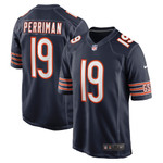 Mens Chicago Bears Breshad Perriman Navy Game Jersey gift for Chicago Bears fans