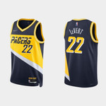 Pacers Caris LeVert #22 NBA Basketball City Edition Navy Jersey Gift For Pacers Fans