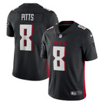 Mens Atlanta Falcons Kyle Pitts Black Vapor Jersey gift for Atlanta Falcons fans