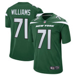 Mens New York Jets Isaiah Williams Gotham Green Game Jersey gift for New York Jets fans