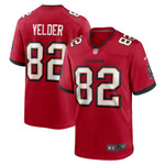 Mens Tampa Bay Buccaneers Deon Yelder Red Game Player Jersey gift for Tampa Bay Buccaneers fans