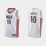 New Orleans Pelicans Jaxson Hayes #10 NBA Basketball City Edition White Jersey Gift For Pelicans Fans