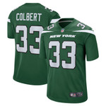 Mens New York Jets Adrian Colbert Gotham Green Game Jersey gift for New York Jets fans
