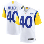 Mens Los Angeles Rams Von Miller White Alternate Game Jersey gift for Los Angeles Rams fans