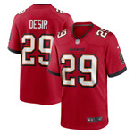 Mens Tampa Bay Buccaneers Pierre Desir Red Game Jersey gift for Tampa Bay Buccaneers fans