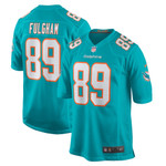 Mens Miami Dolphins Travis Fulgham Aqua Game Jersey gift for Miami Dolphins fans