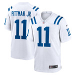 Mens Colts Michael Pittman Jr White Game Jersey gift for Colts fans