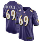 Mens Baltimore Ravens Kahlil McKenzie Purple Game Jersey gift for Baltimore Ravens fans