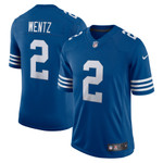 Mens Colts Carson Wentz Royal Alternate Vapor Jersey gift for Colts fans