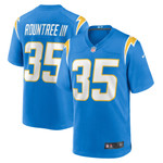 Mens Los Angeles Chargers Larry Rountree III Powder Blue Game Jersey gift for Los Angeles Chargers fans