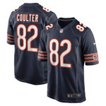 Mens Chicago Bears Isaiah Coulter Navy Game Jersey gift for Chicago Bears fans