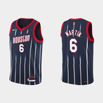 Houston Rockets Kenyon Martin Jr. #6 NBA Basketball City Edition Navy Jersey Gift For Rockets Fans