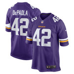 Mens Minnesota Vikings Andrew DePaola Purple Game Jersey gift for Minnesota Vikings fans