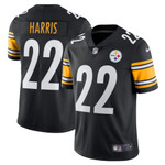 Mens Pittsburgh Steelers Najee Harris Black Vapor Jersey gift for Pittsburgh Steelers fans