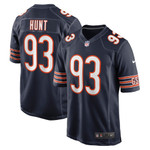 Mens Chicago Bears Margus Hunt Navy Game Jersey gift for Chicago Bears fans