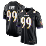 Mens Baltimore Ravens Odafe Oweh Black Game Jersey gift for Baltimore Ravens fans