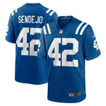 Mens Colts Andrew Sendejo Royal Game Jersey gift for Colts fans