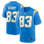 Mens Los Angeles Chargers Michael Bandy Powder Blue Player Game Jersey gift for Los Angeles Chargers fans