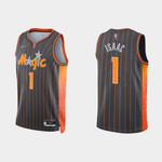 Orlando Magic Jonathan Isaac #1 NBA Basketball City Edition Black Jersey Gift For Magic Fans