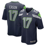 Mens Seattle Seahawks Jacob Eason College Navy Game Jersey gift for Seattle Seahawks fans