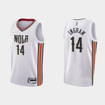 New Orleans Pelicans Brandon Ingram #14 NBA Basketball City Edition White Jersey Gift For Pelicans Fans