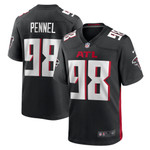 Mens Atlanta Falcons Mike Pennel Black Game Jersey gift for Atlanta Falcons fans