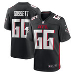 Mens Atlanta Falcons Colby Gossett Black Game Jersey gift for Atlanta Falcons fans