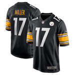 Mens Pittsburgh Steelers Anthony Miller Black Game Jersey gift for Pittsburgh Steelers fans