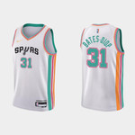 San Antonio Spurs Keita Bates-Diop #31 NBA Basketball City Edition White Jersey Gift For Spurs Fans
