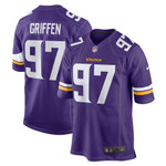 Mens Minnesota Vikings Everson Griffen Purple Player Game Jersey gift for Minnesota Vikings fans