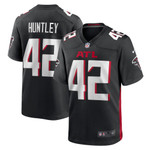 Mens Atlanta Falcons Caleb Huntley Black Game Jersey gift for Atlanta Falcons fans