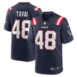 Mens New England Patriots Jahlani Tavai Navy Game Player Jersey gift for New England Patriots fans