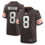 Mens Cleveland Browns Chris Naggar Brown Game Jersey gift for Cleveland Browns fans