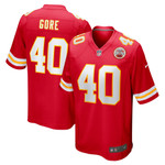 Mens Kansas City Chiefs Derrick Gore Red Game Jersey gift for Kansas City Chiefs fans