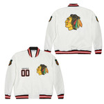 Chicago Blackhawks Clark Griswold #00 X-Mas Vacation Griswold Family White Premium Jacket Gift For Griswold Family Fans