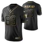 San Francisco 49ers Mike Mcglinchey 69 2021 NFL Golden Edition Black Jersey Gift For 49ers Fans
