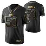 New Orleans Saints Oshane Ximines 53 2021 NFL Golden Edition Black Jersey Gift For Saints Fans