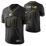 Colts 2021 NFL Golden Edition Black Jersey Gift With Custom Name Number For Colts Fans