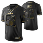 Chicago Bears Khalil Mack 52 2021 NFL Golden Edition Black Jersey Gift For Bears Fans