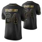 New York Giants James Bradberry 24 2021 NFL Golden Edition Black Jersey Gift For Giants Fans